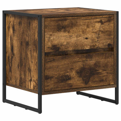 Comodino Quercia Fumosa 50 x 39.5 x 50 cm Legno multistrato | homemem39