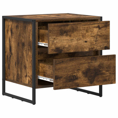 Comodino Quercia Fumosa 50 x 39.5 x 50 cm Legno multistrato | homemem39