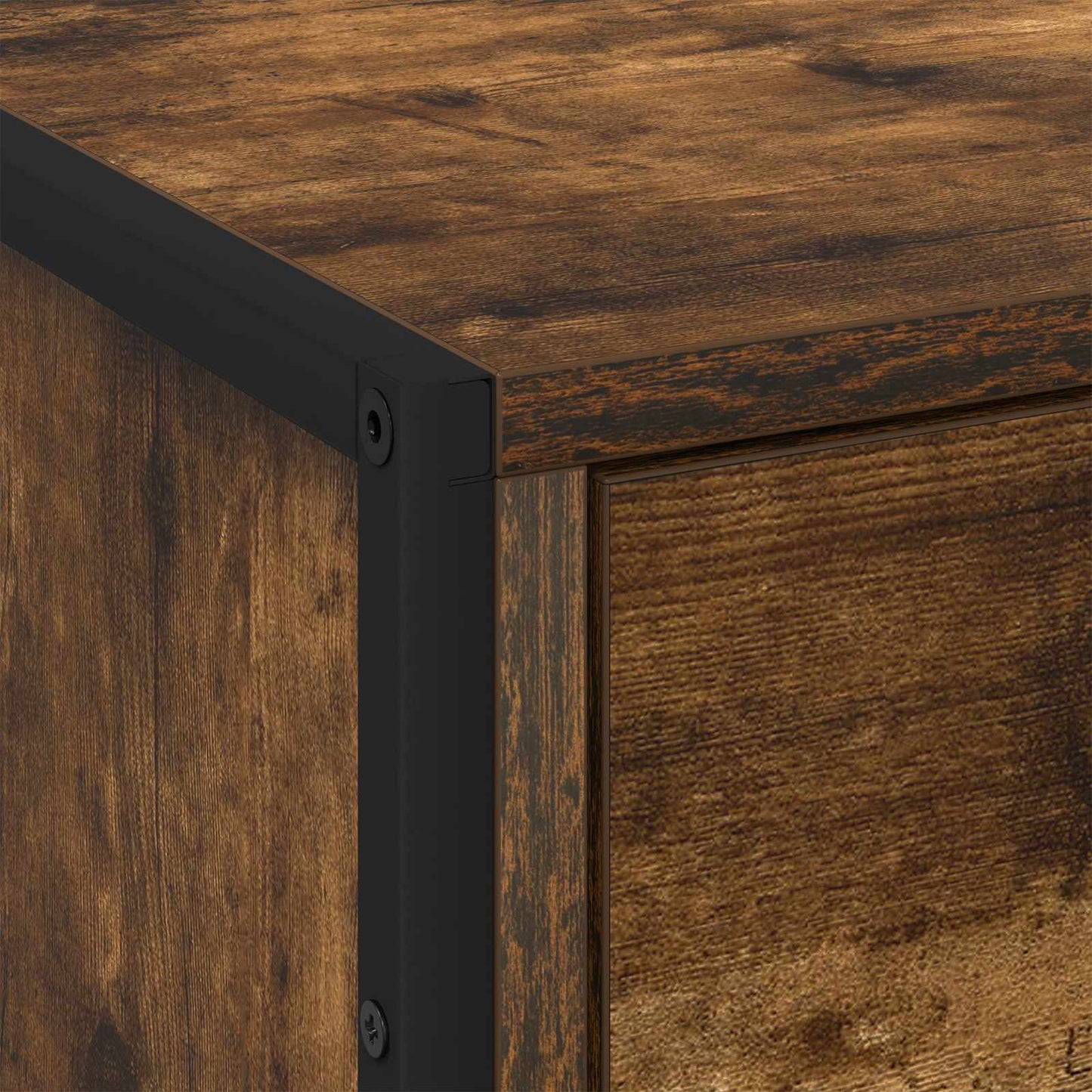 Comodino con cassetto 2 pcs Quercia Fumosa 50 x 39.5 x 50 cm | homemem39