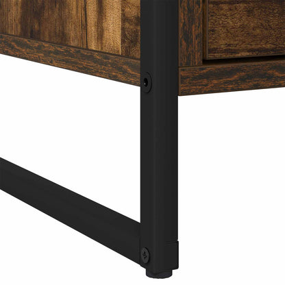 Comodino con cassetto 2 pcs Quercia Fumosa 50 x 39.5 x 50 cm | homemem39