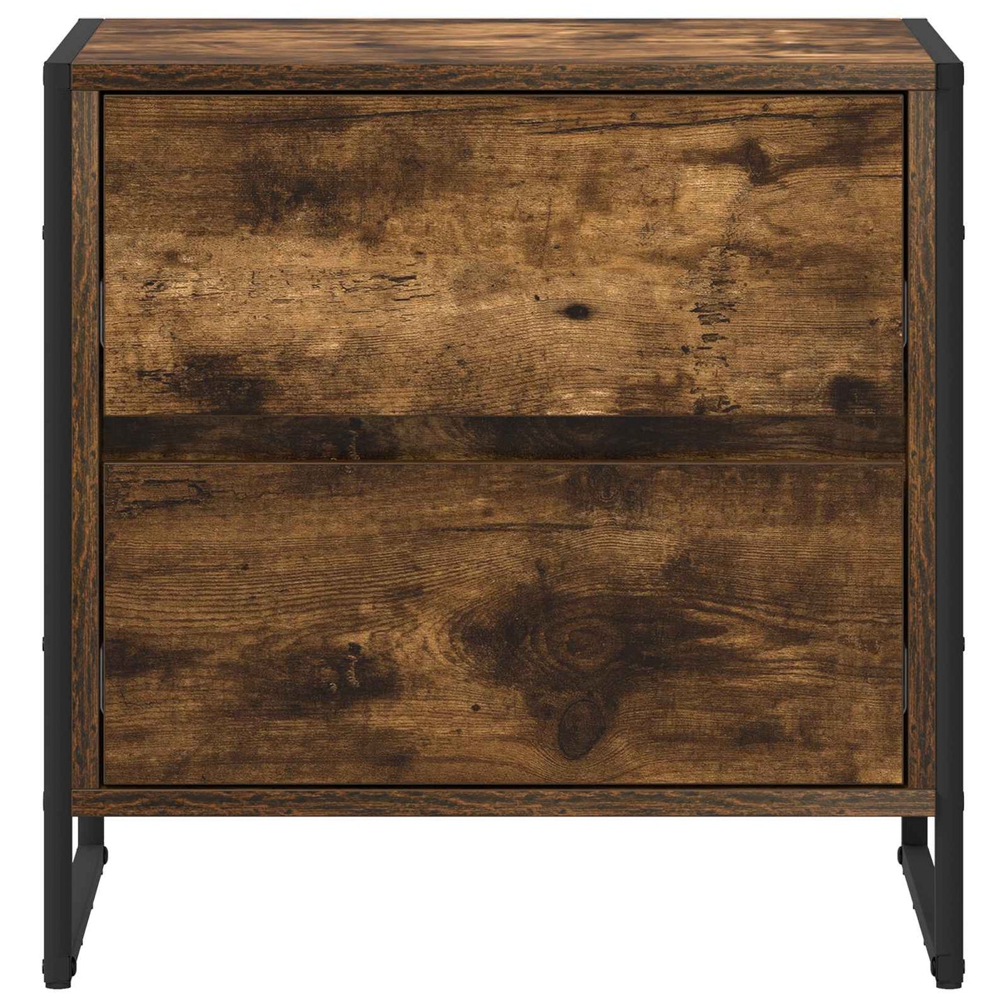 Comodino con cassetto 2 pcs Quercia Fumosa 50 x 39.5 x 50 cm | homemem39