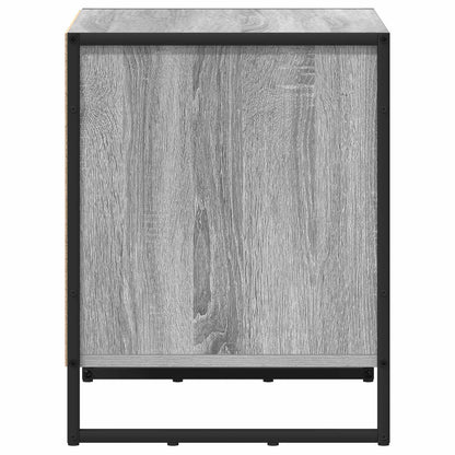 Comodino Grigio Sonoma 50 x 39.5 x 50 cm Legno multistrato