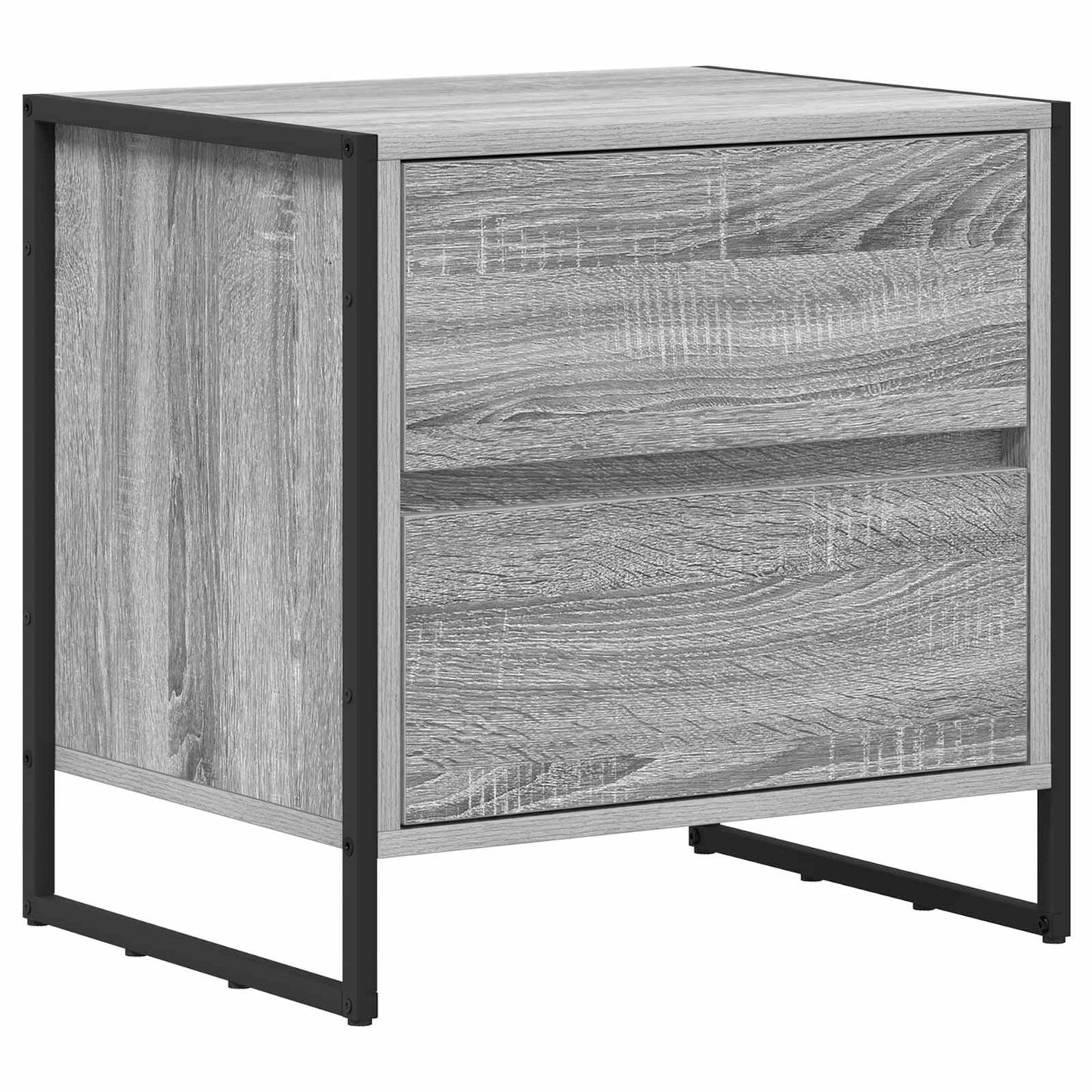 Comodino con cassetto 2 pcs Grigio Sonoma 50 x 39.5 x 50 cm | homemem39