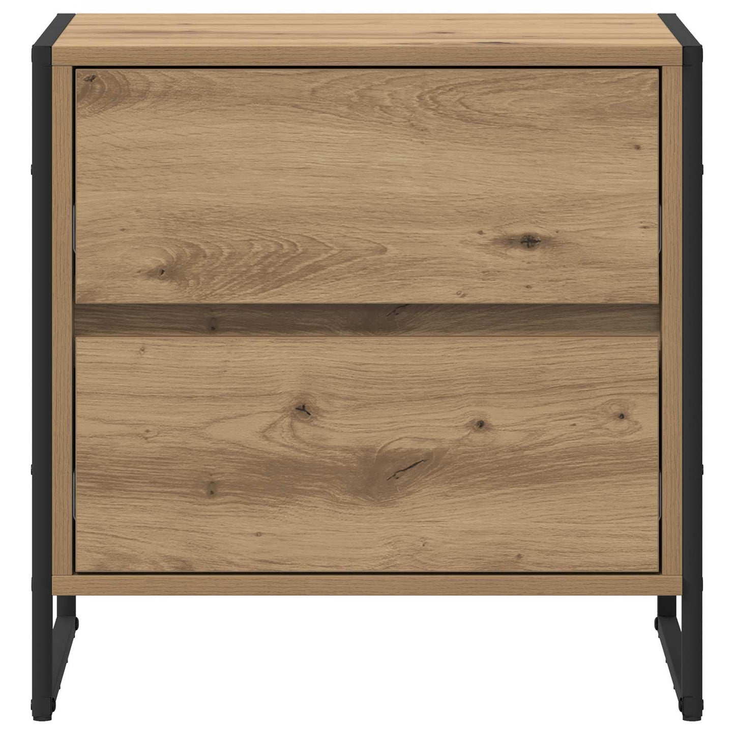 Comodino Rovere Artigianale 50 x 39.5 x 50 cm Legno multistrato | homemem39