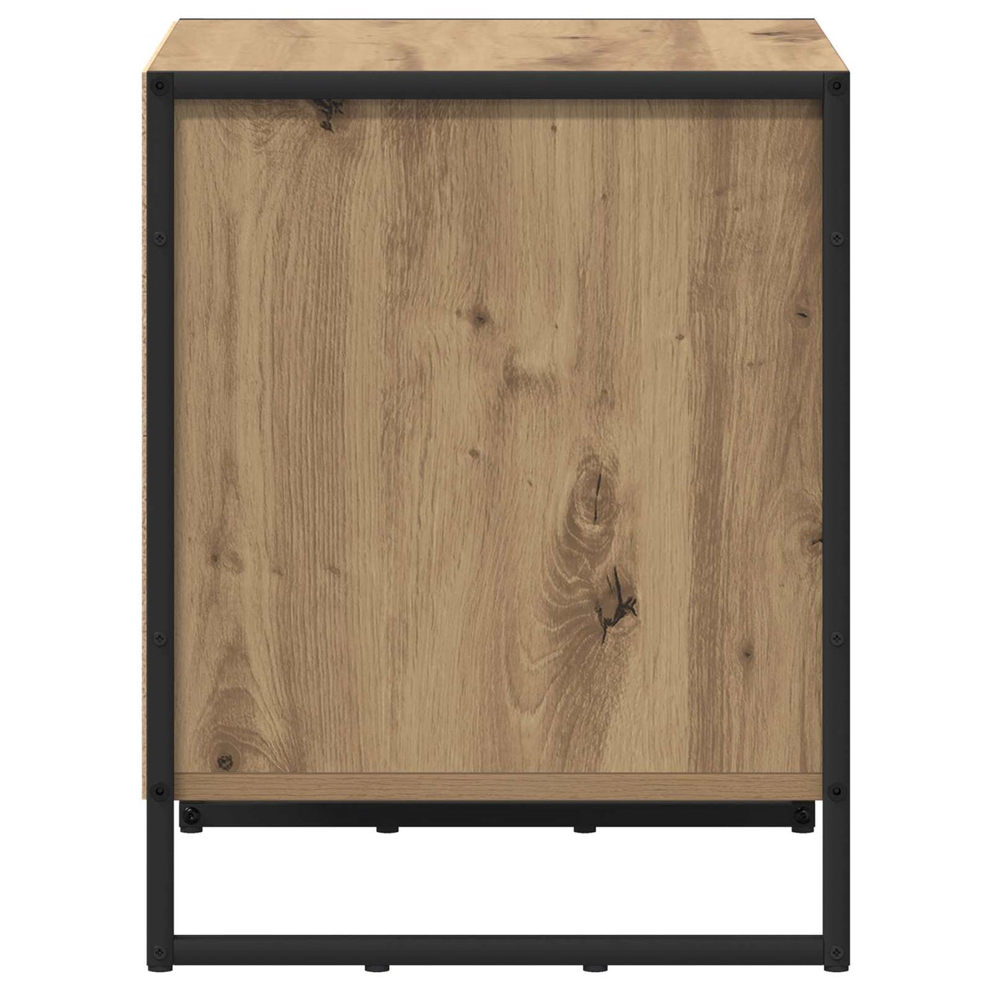 Comodino Rovere Artigianale 50 x 39.5 x 50 cm Legno multistrato | homemem39