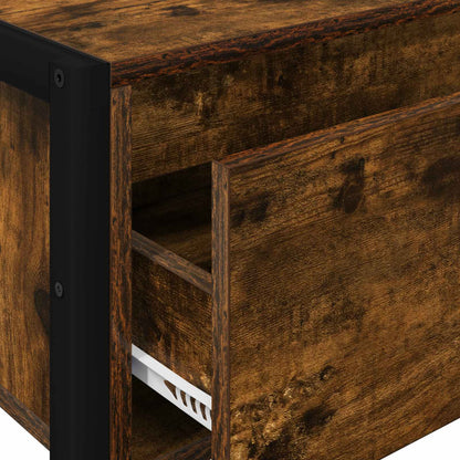 Tavolino Quercia Fumosa 100 x 36 x 75 cm Legno multistrato