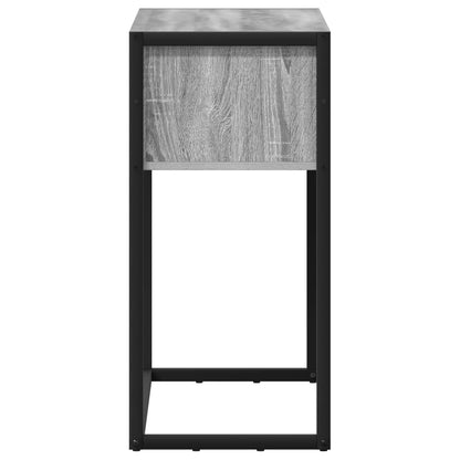 Tavolino Grigio Sonoma 100 x 36 x 75 cm Legno multistrato