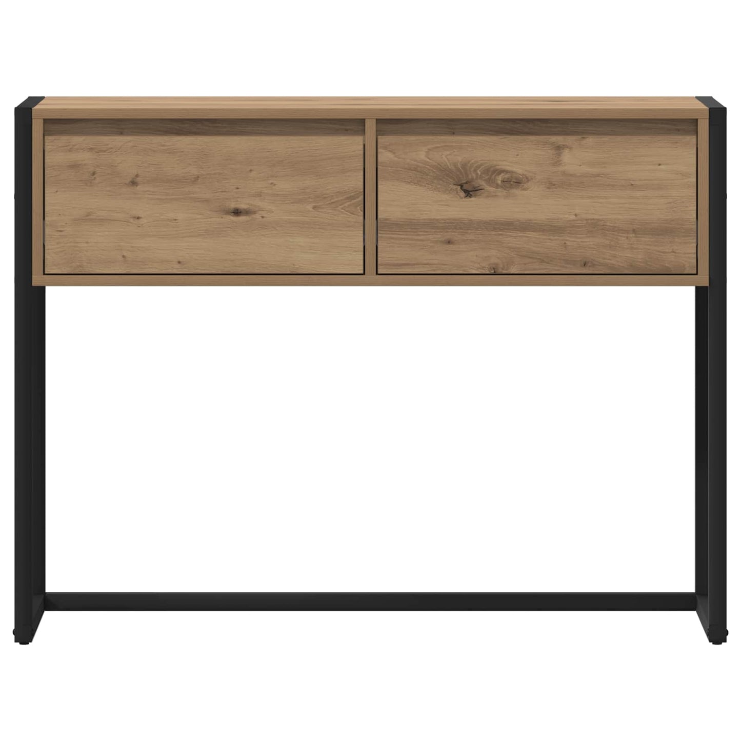 Tavolino Rovere Artigianale 100 x 36 x 75 cm Legno multistrato