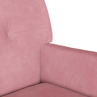 Panca Chesterfield Rosa 112 x 65,5 x 75 cm Velluto