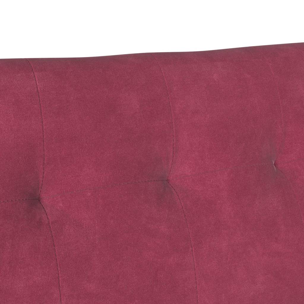 Panca Chesterfield Rosso Vino 112 x 65,5 x 75 cm Velluto
