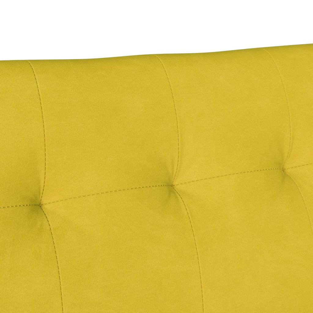 Panca Chesterfield Giallo 112 x 65,5 x 75 cm Velluto