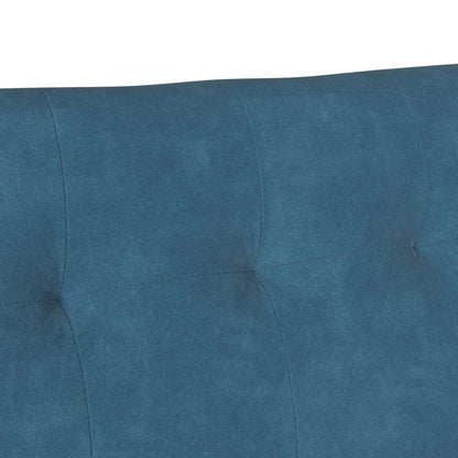 Panca Chesterfield Blu 112 x 65,5 x 75 cm Velluto