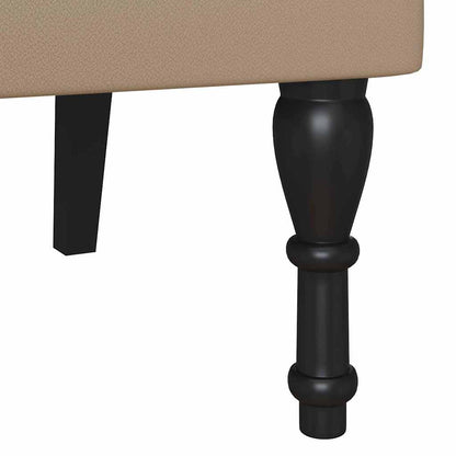 Panca Chesterfield Cappuccino 119,5 x 64,5 x 75 cm