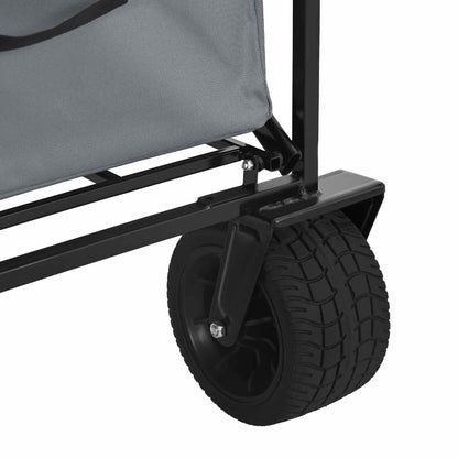 Carrello Pieghevole Grigio 89 x 63 x 96 cm | homemem39