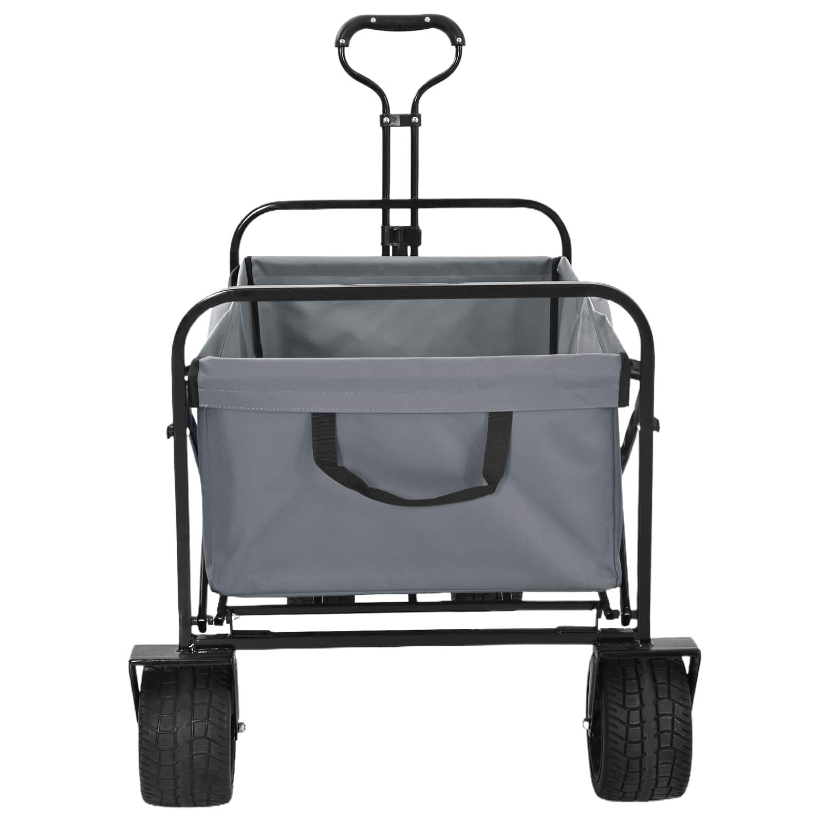 Carrello Pieghevole Grigio 89 x 63 x 96 cm | homemem39