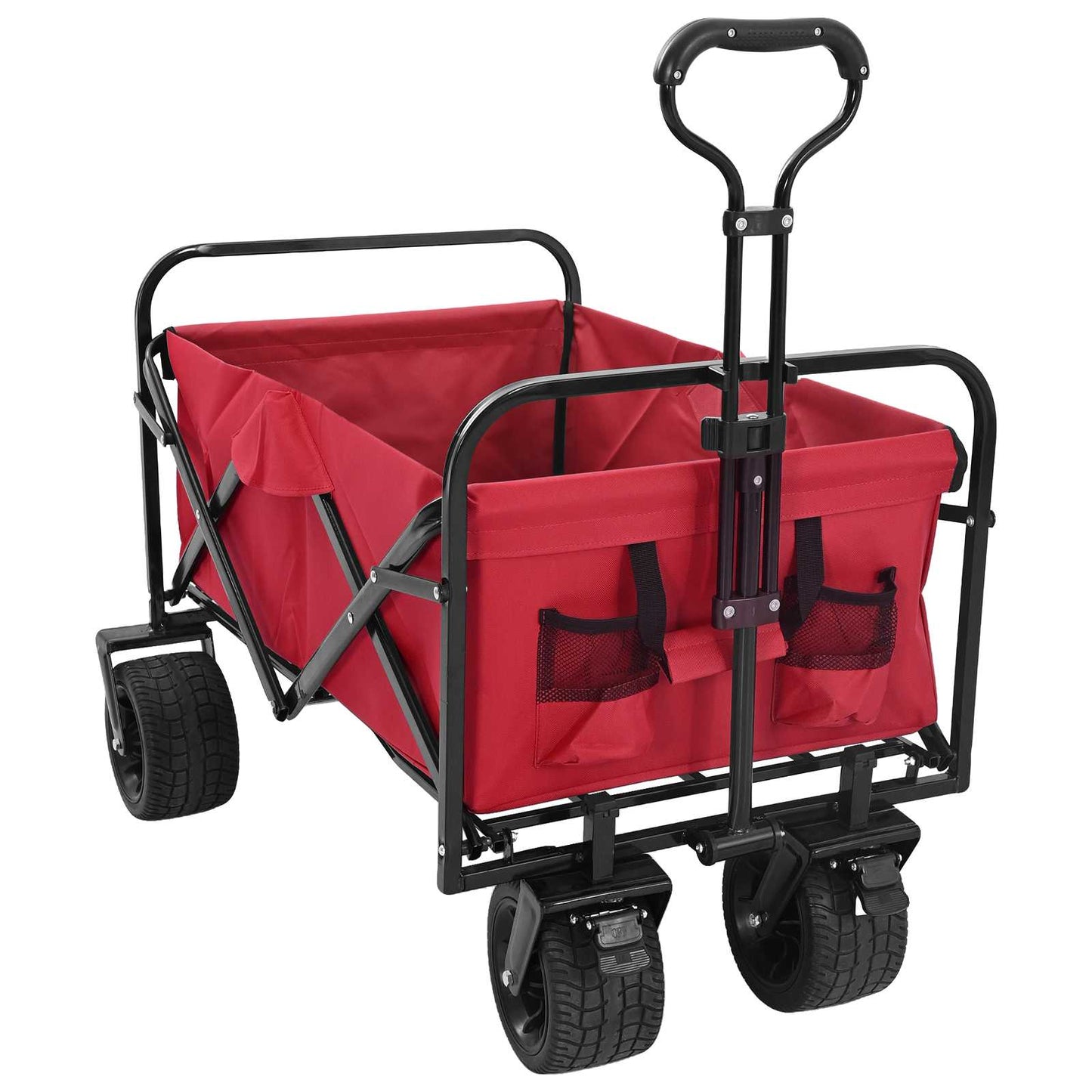 Carrello Pieghevole Rosso 89 x 63 x 96 cm | homemem39