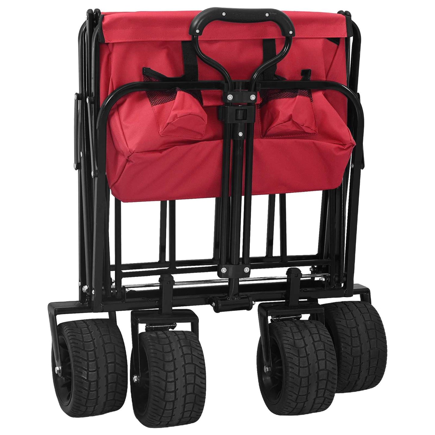 Carrello Pieghevole Rosso 89 x 63 x 96 cm | homemem39