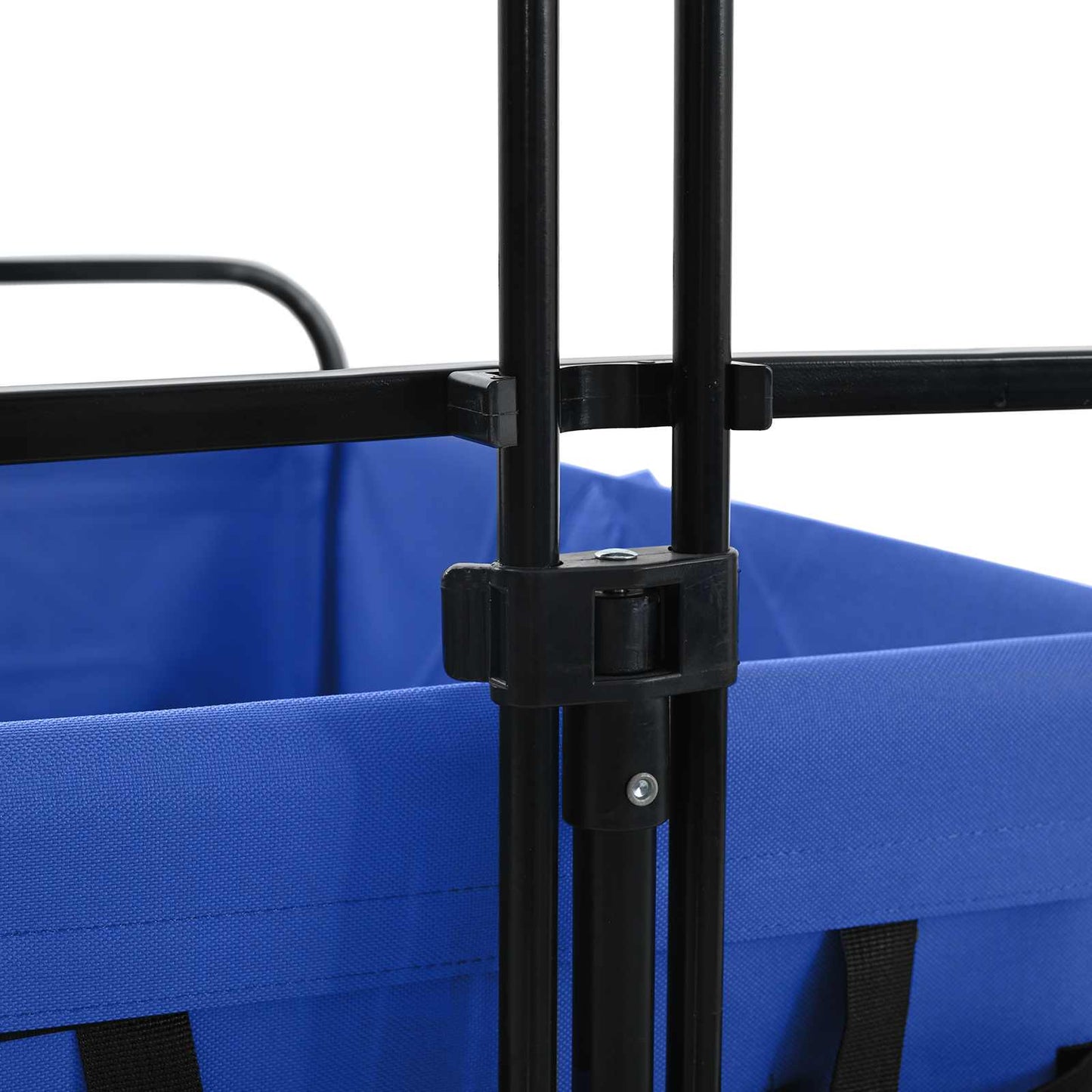 Carrello a Mano Pieghevole Blu 94 x 53 x 99 cm Tessuto Oxford | homemem39