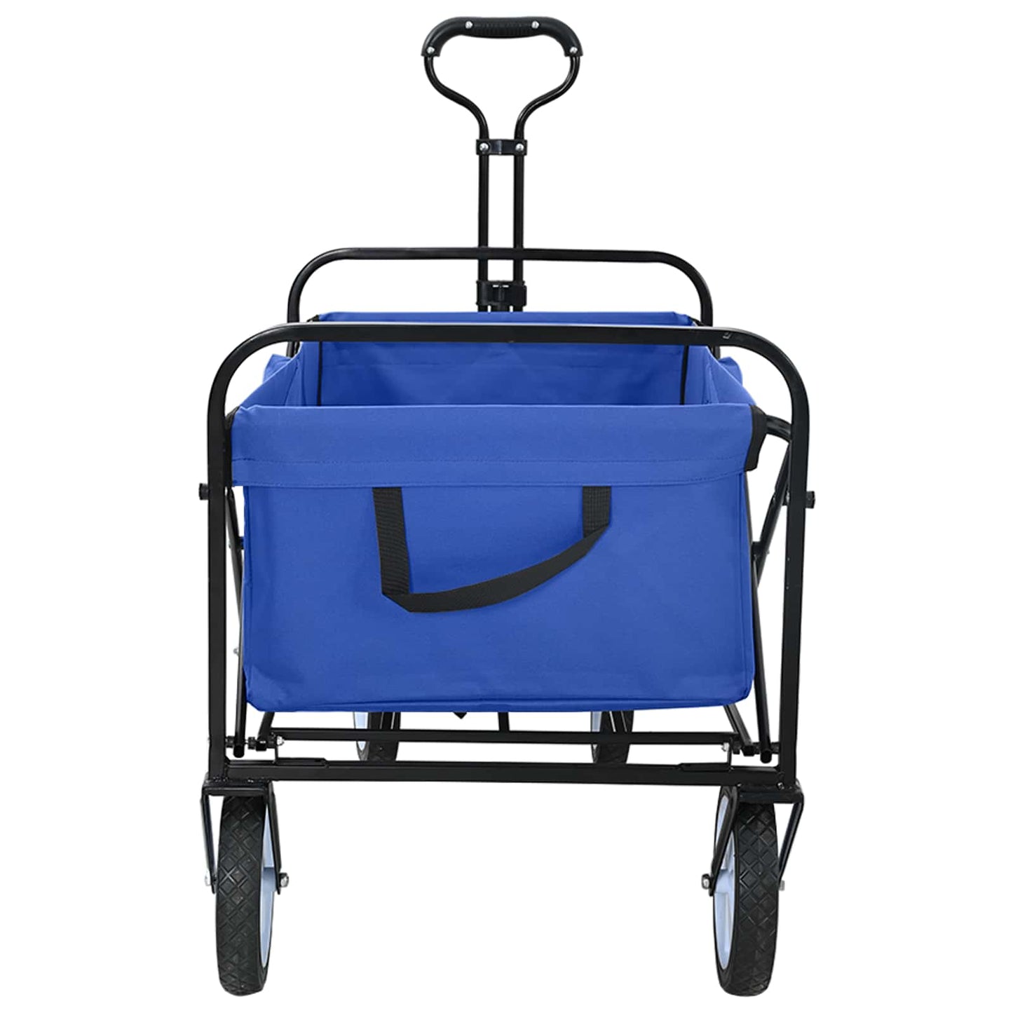 Carrello a Mano Pieghevole Blu 94 x 53 x 99 cm Tessuto Oxford | homemem39