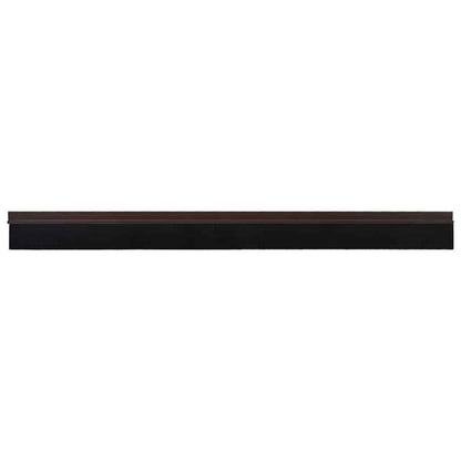 Spazzole per porte autoadesive 2 pcs Marrone 100 cm | homemem39