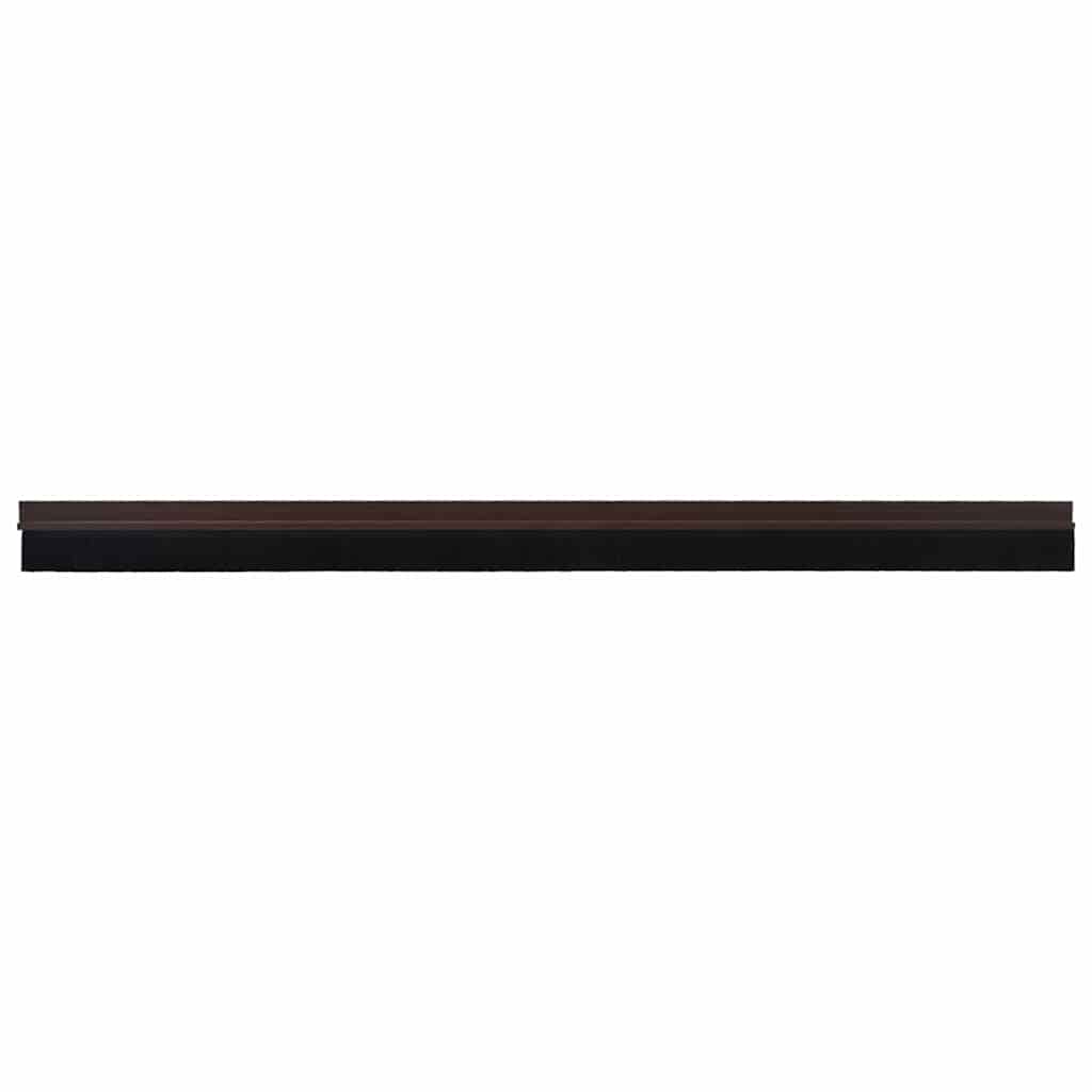 Spazzole per porte autoadesive 12 pcs Marrone 100 cm | homemem39