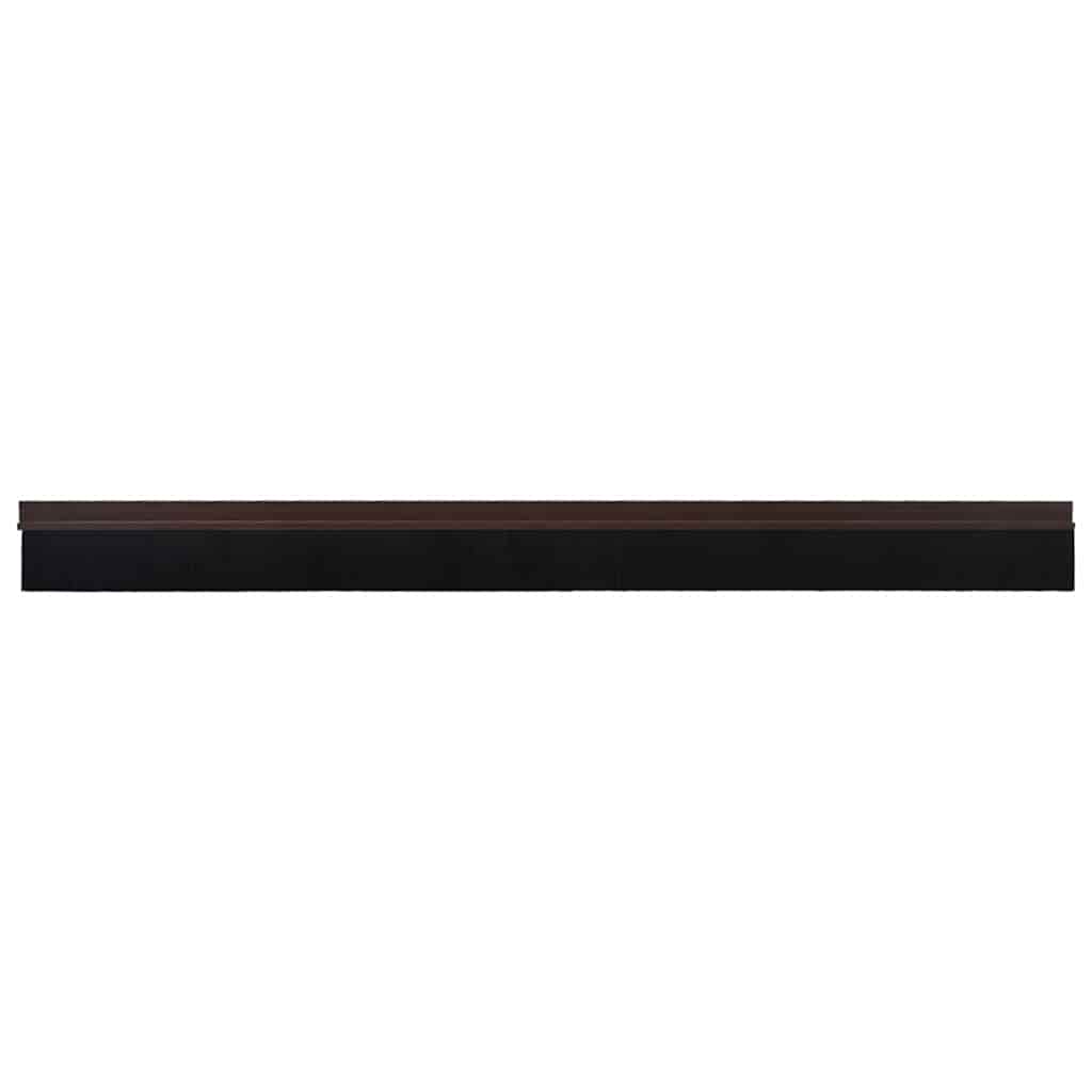Spazzole per porte autoadesive 12 pcs Marrone 100 cm | homemem39