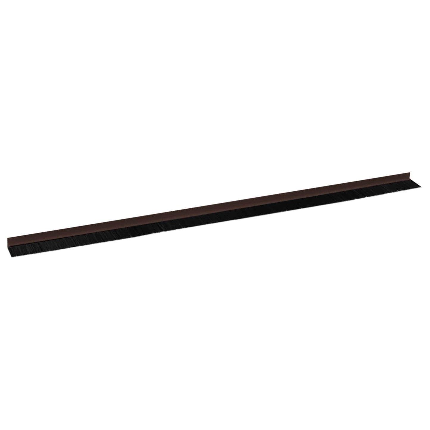 Spazzole per porte autoadesive 2 pcs Marrone 100 cm | homemem39