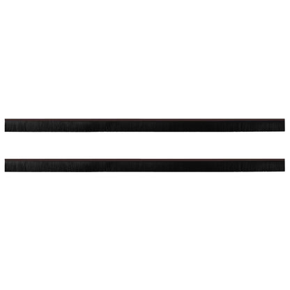 Spazzole per porte autoadesive 2 pcs Marrone 100 cm | homemem39