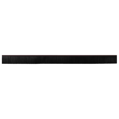 Spazzole per porte autoadesive 2 pcs Marrone 100 cm | homemem39