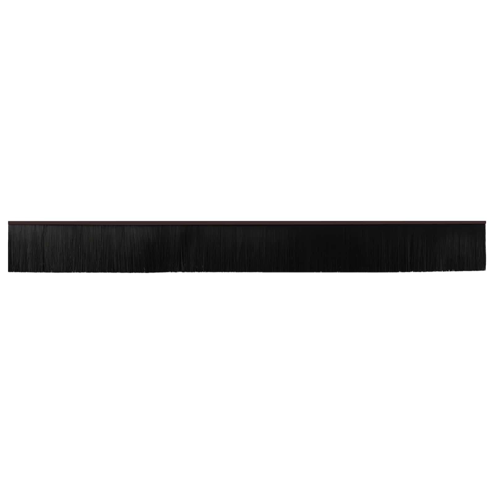 Spazzole per porte autoadesive 2 pcs Marrone 100 cm | homemem39