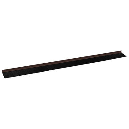 Spazzole per porte autoadesive 6 pcs Marrone 100 cm | homemem39