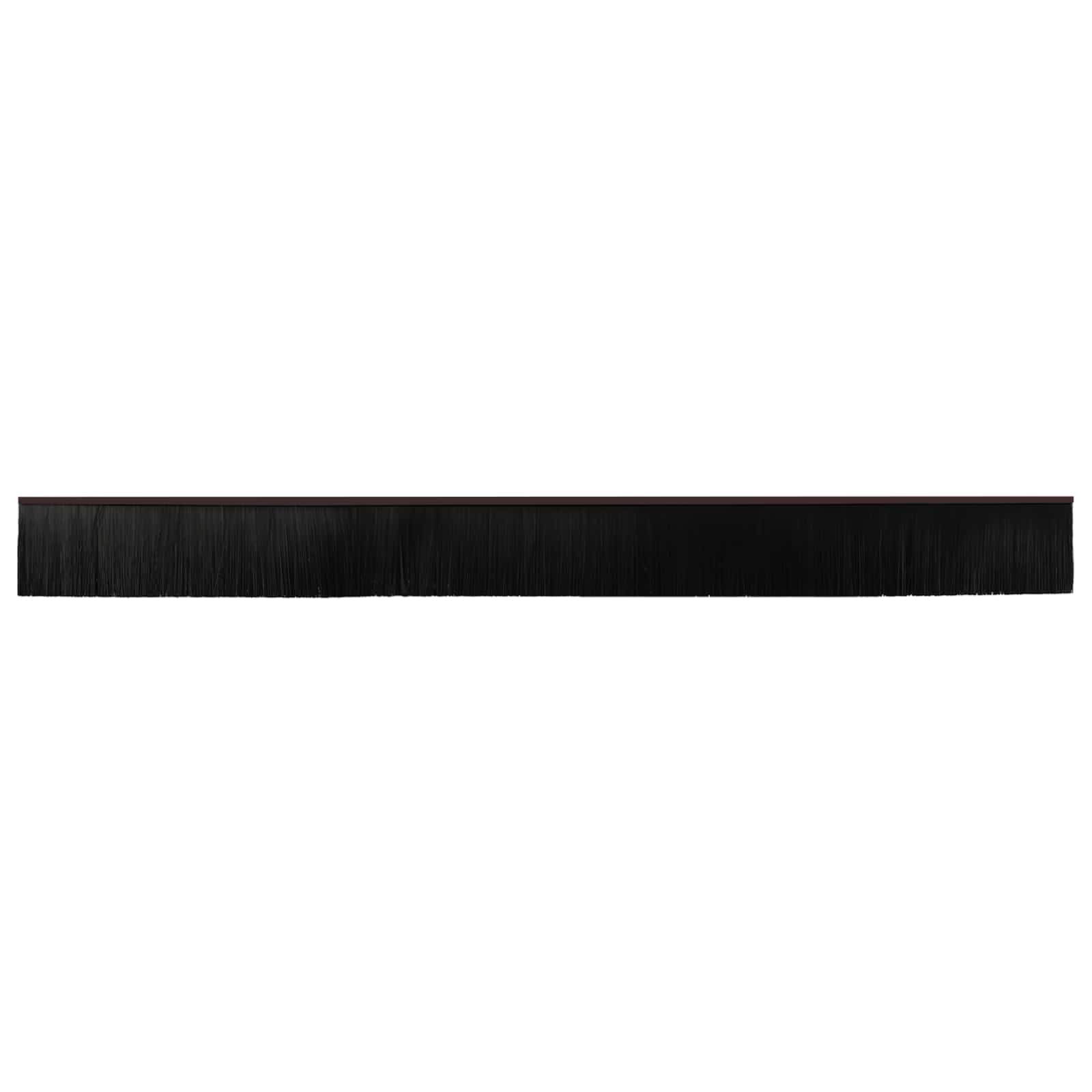 Spazzole per porte autoadesive 6 pcs Marrone 100 cm | homemem39