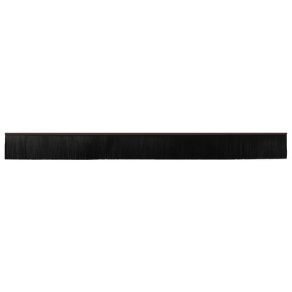 Spazzole per porte autoadesive 6 pcs Marrone 100 cm | homemem39