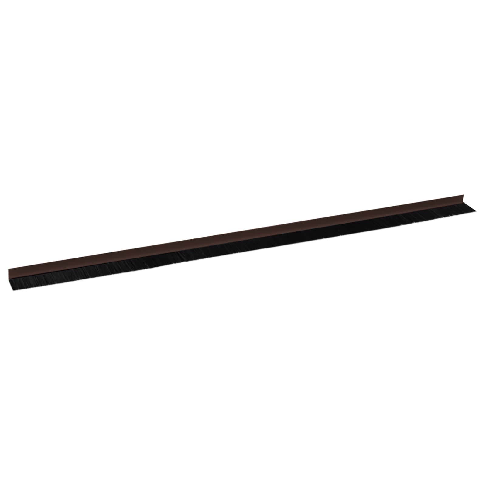 Spazzole per porte autoadesive 12 pcs Marrone 100 cm | homemem39