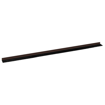 Spazzole per porte autoadesive 12 pcs Marrone 100 cm | homemem39