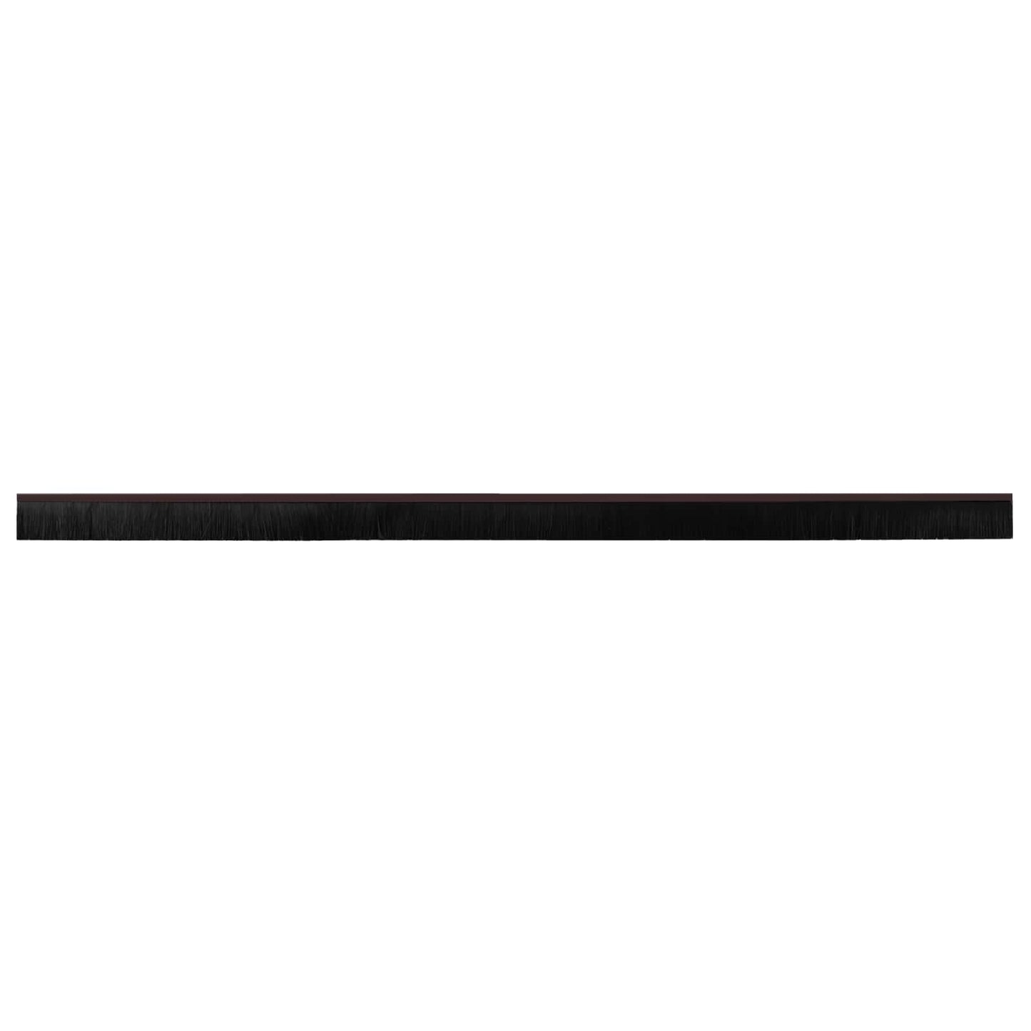 Spazzole per porte autoadesive 12 pcs Marrone 100 cm | homemem39