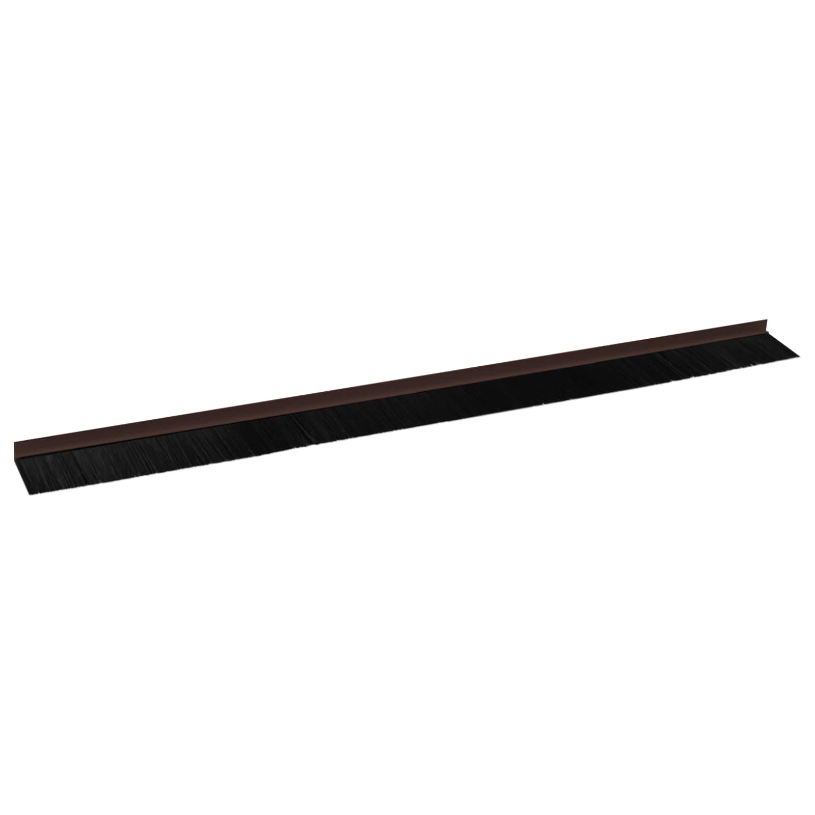 Spazzole per porte autoadesive 12 pcs Marrone 100 cm | homemem39