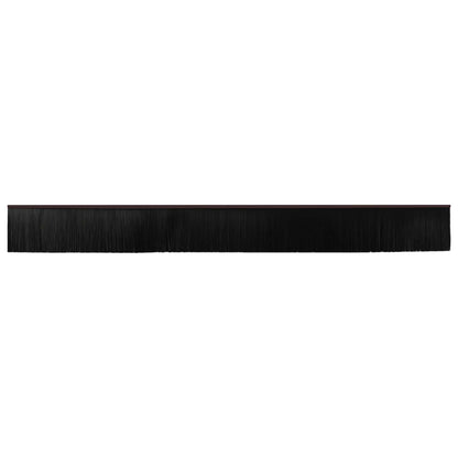 Spazzole per porte autoadesive 12 pcs Marrone 100 cm | homemem39