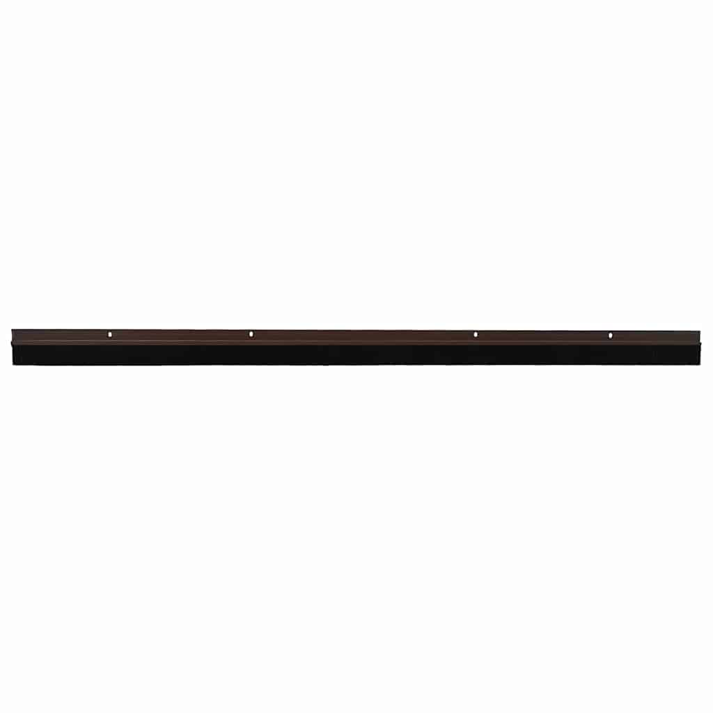 Spazzole per porte a vite 2 pcs Marrone 100 cm | homemem39