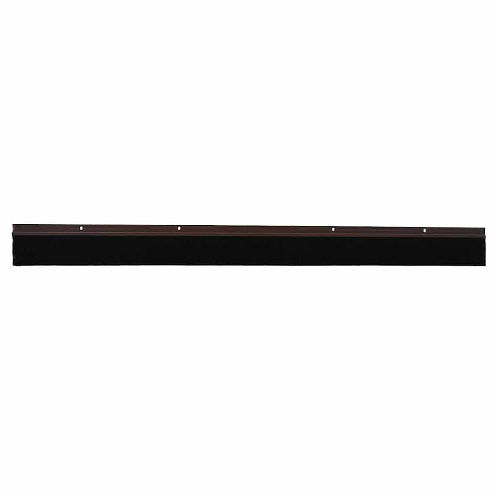 Spazzole per porte a vite 2 pcs Marrone 100 cm | homemem39
