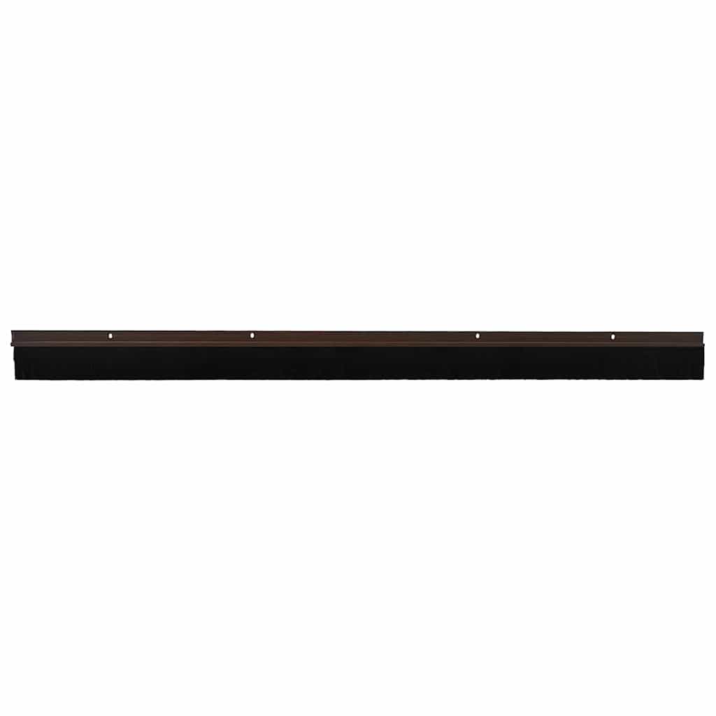 Spazzole per porte a vite 6 pcs Marrone 100 cm | homemem39