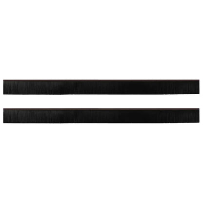 Spazzole per porte a vite 2 pcs Marrone 100 cm