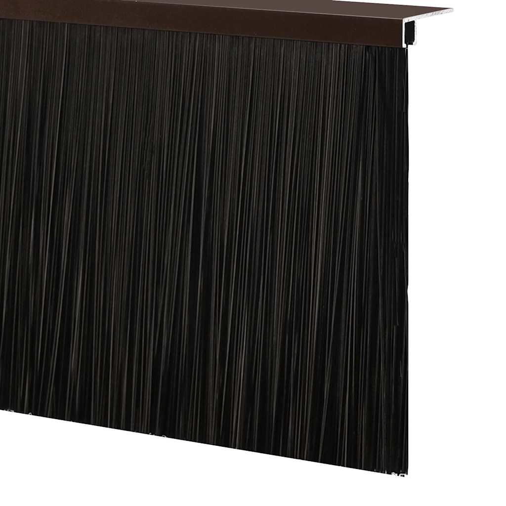 Spazzole per porte a vite 2 pcs Marrone 100 cm | homemem39
