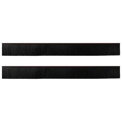 Spazzole per porte a vite 2 pcs Marrone 100 cm | homemem39