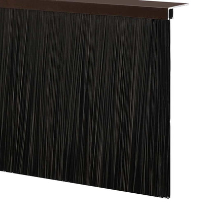 Spazzole per porte a vite 6 pcs Marrone 100 cm | homemem39