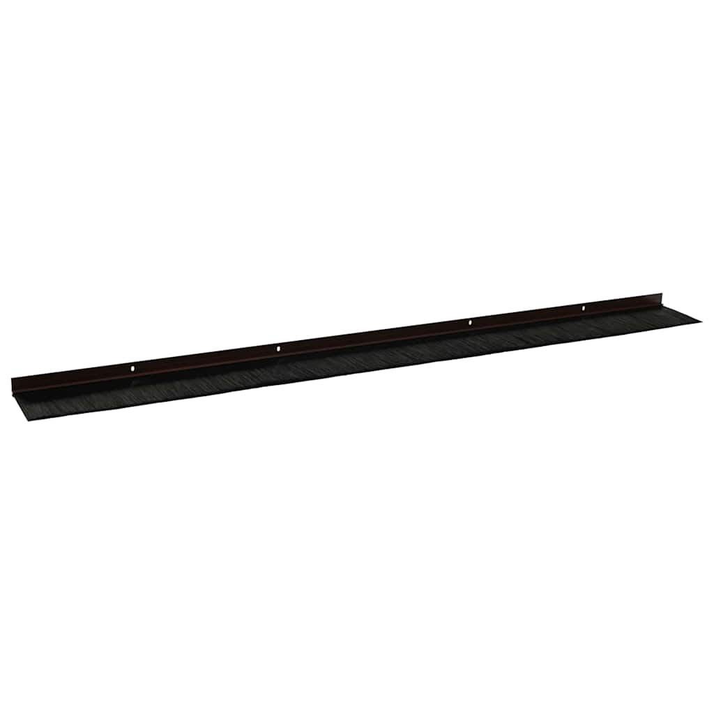 Spazzole per porte a vite 6 pcs Marrone 100 cm | homemem39