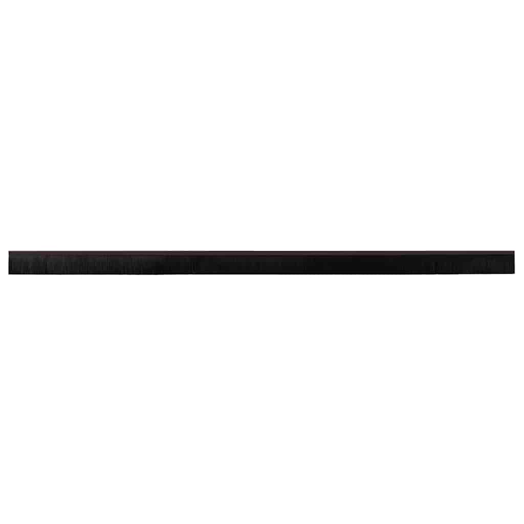 Spazzole per porte a vite 12 pcs Marrone 100 cm | homemem39