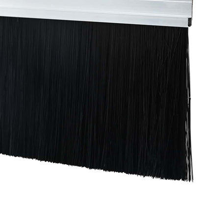Spazzole per porte autoadesive 2 pcs Argento 100 cm | homemem39
