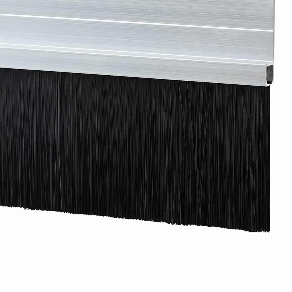 Spazzole per porte autoadesive 6 pcs Argento 100 cm | homemem39