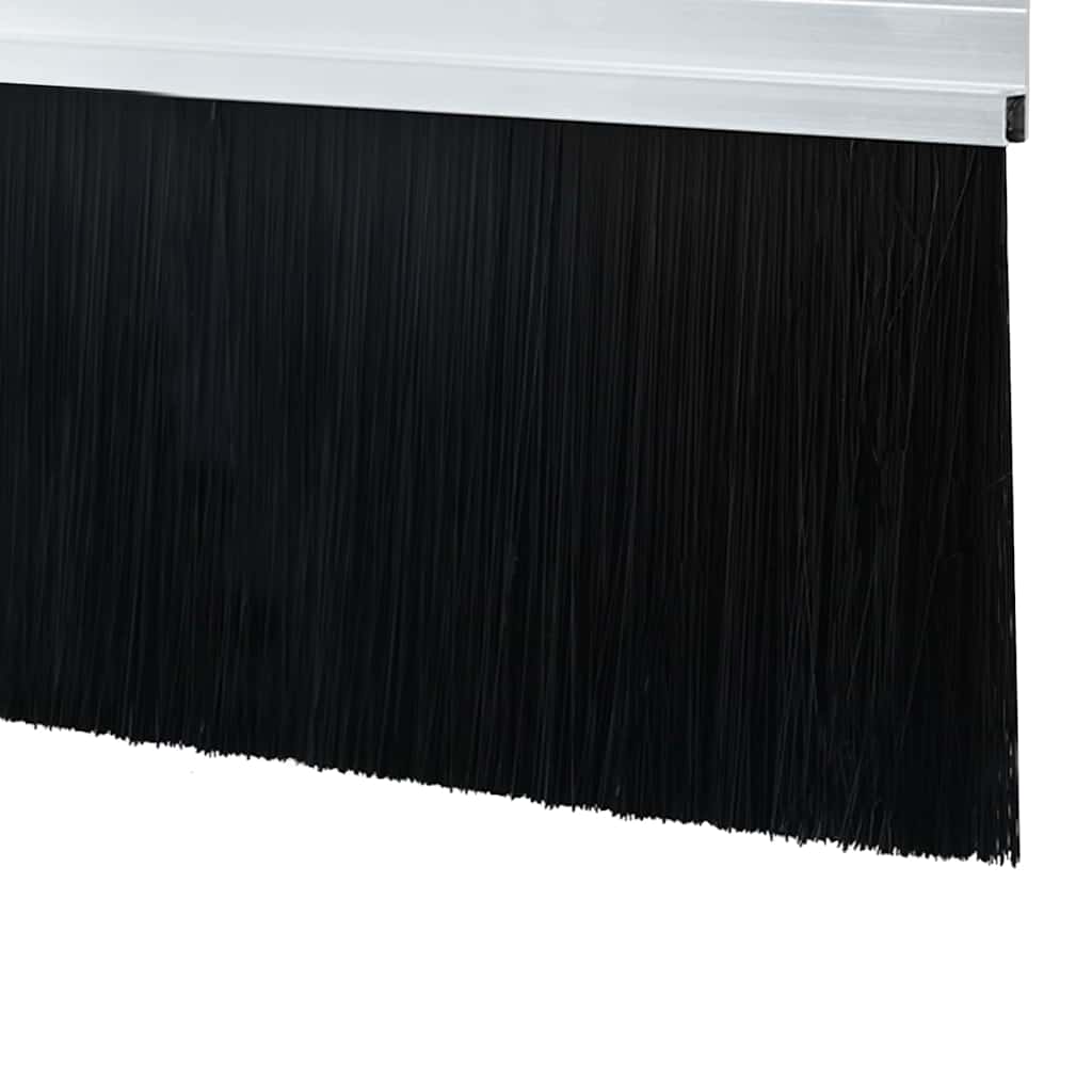 Spazzole per porte autoadesive 6 pcs Argento 100 cm | homemem39